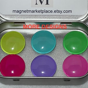 Colorful Magnets | Cute Magnet Set | Birthday Gift | Coworker Gift | Office Decor | Kitchen Decor | Fridge Magnets
