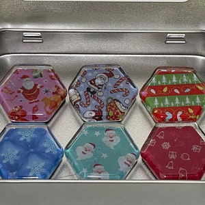 Christmas Magnet Set | Holiday Magnets | Fun Christmas Magnets | Fridge Magnet Set Xmas