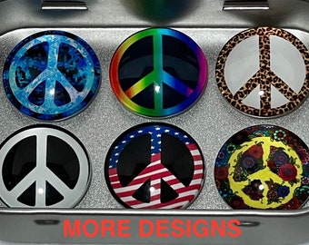 Peace Sign Magnets | USA Peace Sign Magnets | Peace Signs Gift | Hippie Gift | Peace and Love Sign| Love Peace Sign | Peace Neon Sign