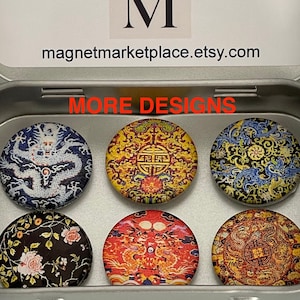 Asian Theme Magnets | Fridge Magnets Japanese | Asian Decor | Magnet Gifts | Oriental Refrigerator Magnet Set