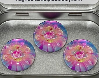 Flower Magnet | Floral Magnet | Kitchen Magnet | Teacher Gift | Gift for Mom | Gift for Friend | Flower Gift | Kitchen Decor | Fridge Magnet