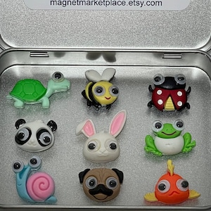 Fridge Magnets Cute | Cute Animal Magnet Set | Thank You Gift | Kitchen Decor | Magnet Set | Locker Magnets | Gift for Friend | Unique Gifts