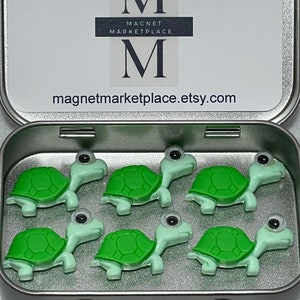 Turtle Gifts | Turtle Magnets | Fridge Magnets | Turtle Lover Gift | Gift for Friend | Housewarming Gift | Thank You Magnets | Cute Magnets