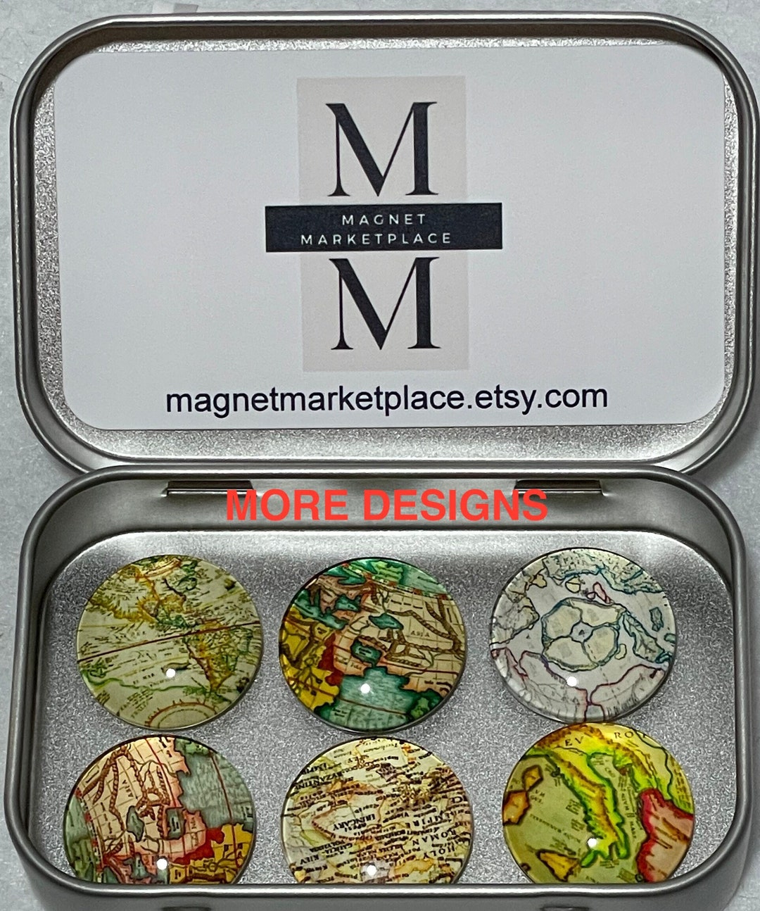 World Map Magnets Map Gifts Map Art Globe Magnets Travel Magnets Travel 