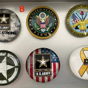 US Army Magnets | Army Gift | Army Veteran Gift | Army Magnet Set ...