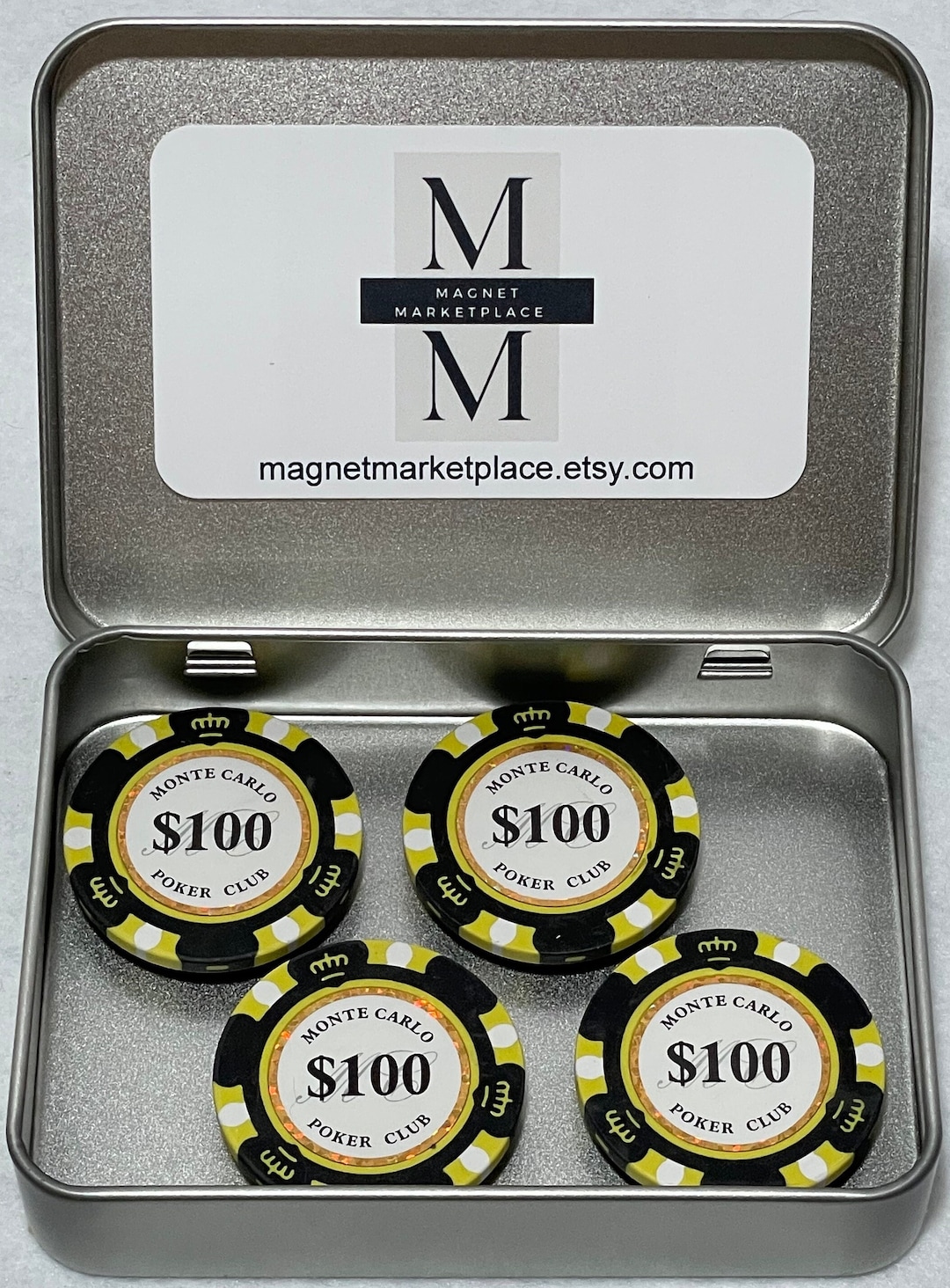Poker Chip Casino Chips Set Unique Gift Vegas Poker Chip