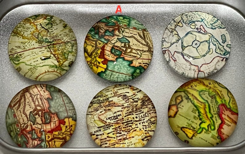 World Map Magnets | Map Gifts | Map Art | Globe Magnets | Travel ...