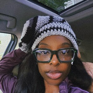 Handmade Crochet Slouchy Hat, Cozy Unisex Winter Hat