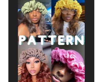 PATTERN: Crochet Ruffle Bucket Hat