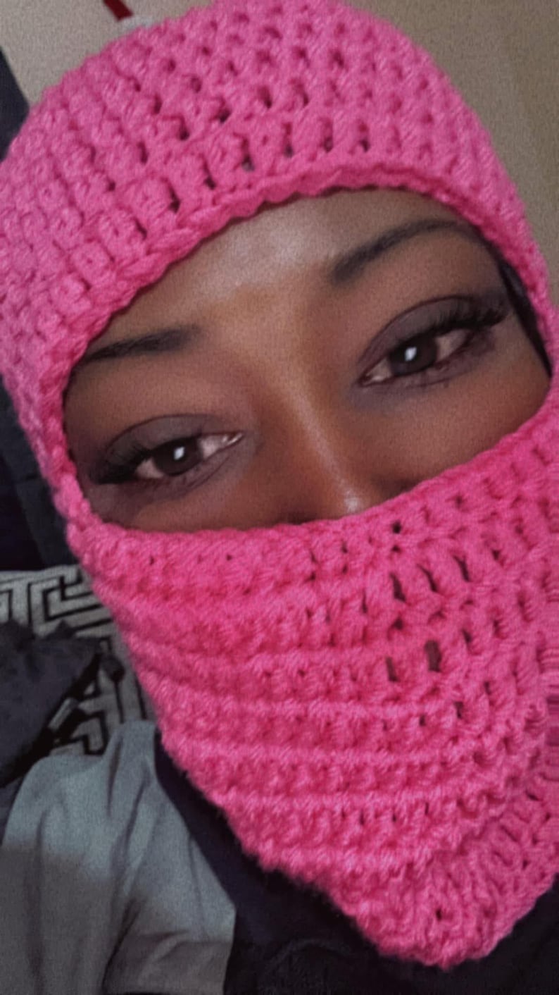 Crochet Balaclava Ski Mask image 2