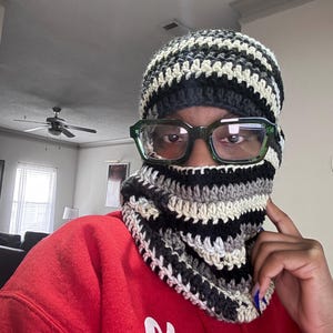 Crochet Balaclava Ski Mask image 3