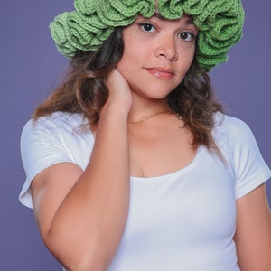 Crochet Ruffle Bucket Hat