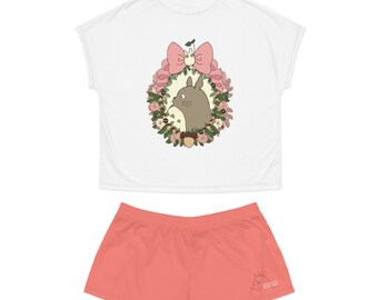 Totoro Women's Short Pajama Set