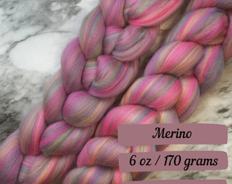 Prancing Pony Combed Top Merino Fiber Spinning Fiber Wool Roving Gift for Knitter Fiber Art Fiber for Spinning Fiber Braid Felting Wool Art