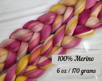 Madame Matisse - 100% Wool Combed Top – 6 oz Spinning Fiber