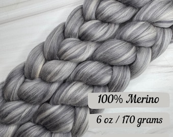 Steam - 100% Wool Combed Top – 6 oz Spinning Fiber