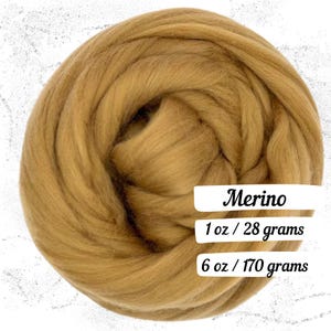 Merino Wool Teak Combed Top Roving Fiber for Spinning Non Superwash Dyed Wool Warn Brown Wool Vibrant Dark Brown Wool for Felting