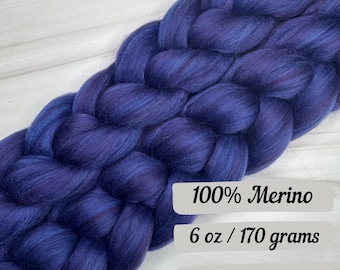Morgana - 100% Wool Combed Top – 6 oz Spinning Fiber