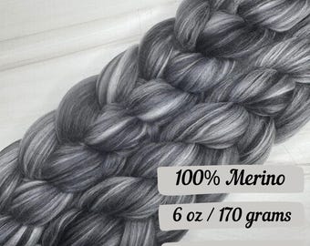 Photography - 100% Wool Combed Top – 6 oz Spinning Fiber