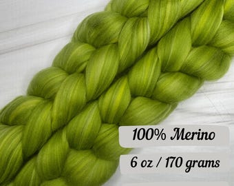 Parrot - 100% Wool Combed Top – 6 oz Spinning Fiber