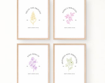 Therapy Office Wall Art | Office Decor | Sobriety Gifts | Sobriety Wall Art | Wall Decor | Recovery Art | Digital Artwork | Digital Download