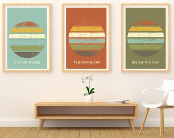 Recovery Art | Counseling Office Decor | Counseling Office Art | Digital Artwork | Mindfulness Poster