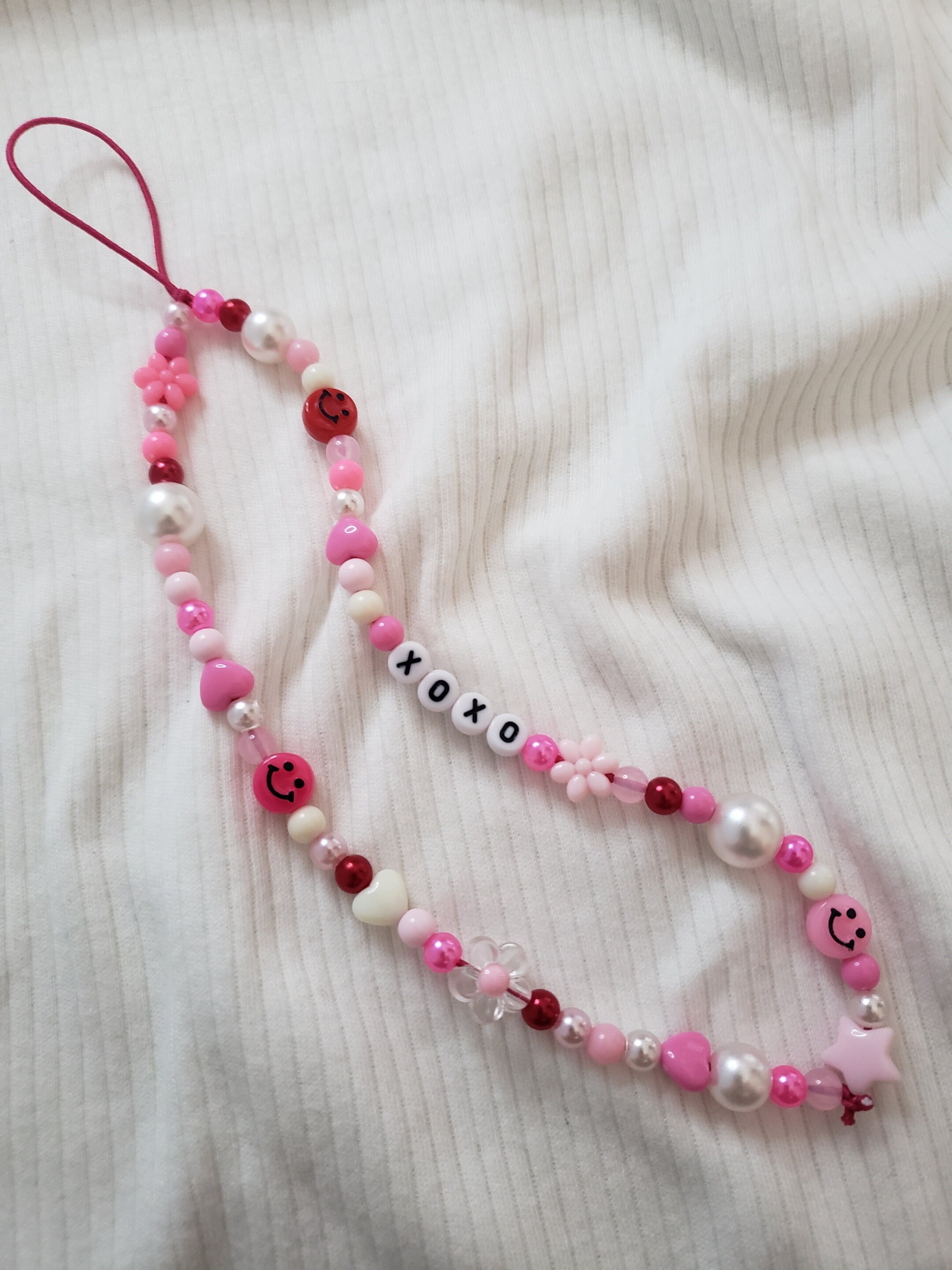 The "XOXO" y2k unique 90's inspired phone strap charm