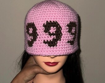 999 Angel Numbers Handmade Crochet Beanie Hat Juice Wrld