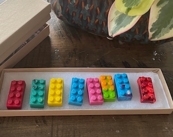 Building Block Crayons | Handmade Non-Toxic Kids Gift