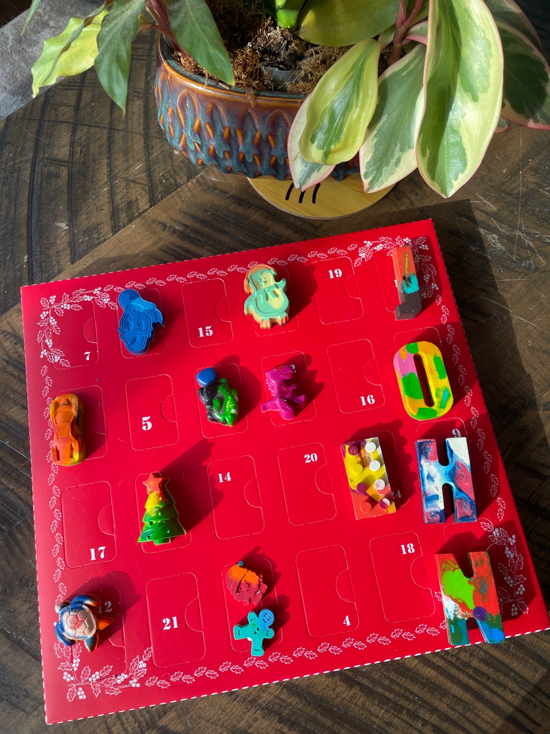 Advent Calendar Crayons 2023 Best Prefilled Advent Calendar Etsy Canada