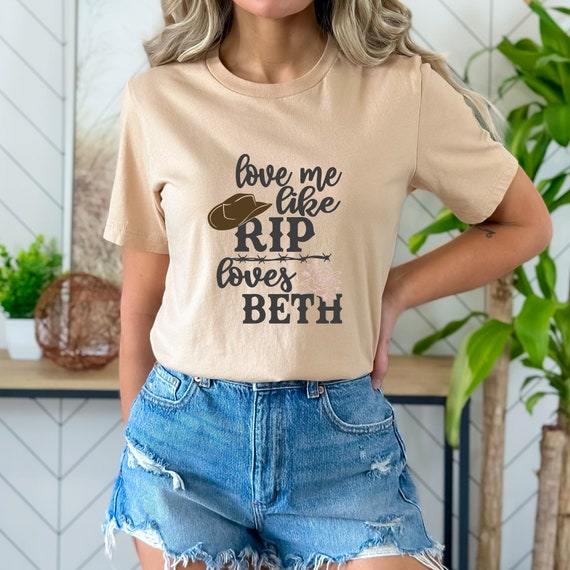 Yellowstone Beth Dutton T-Shirt For Women – Oversized Graphic Tee, Short Sleeve, White, State Of Mind Design