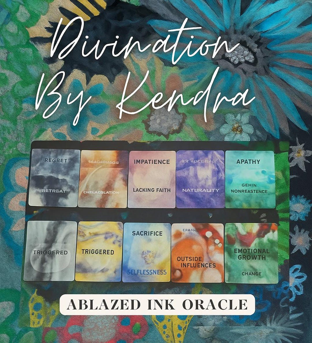 Blazed Ink Oracle Deck - Etsy