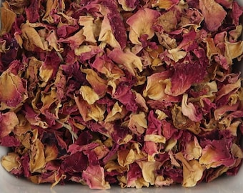 Organic Red Rose Petals, whole (Rosa Canina)