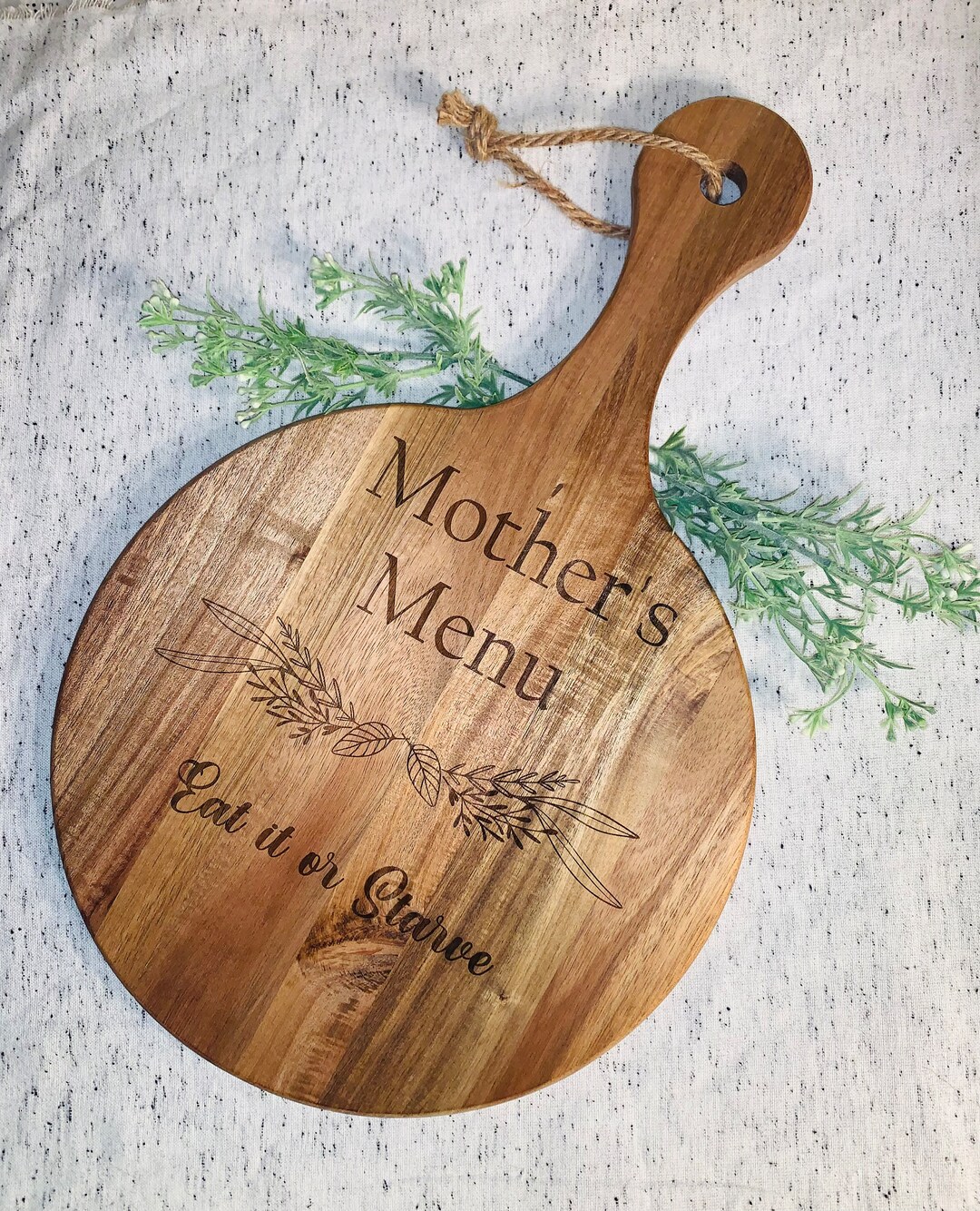 Laser Engraved Mothers Cutting Board Etsy