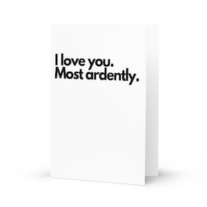 Buchklub Geschenk, ich liebe dich. Innigst - Grußkarte - Jane Austen - Stolz und Vorurteil - Liebe - Mr. Darcy - Valentinstag - Hochzeit