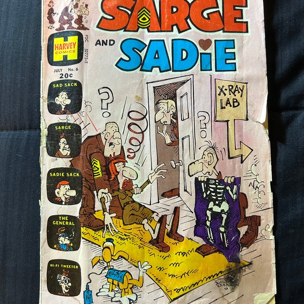 Sad Sack with Sarge and Sadie No 6 July 1973 Harvey Comics