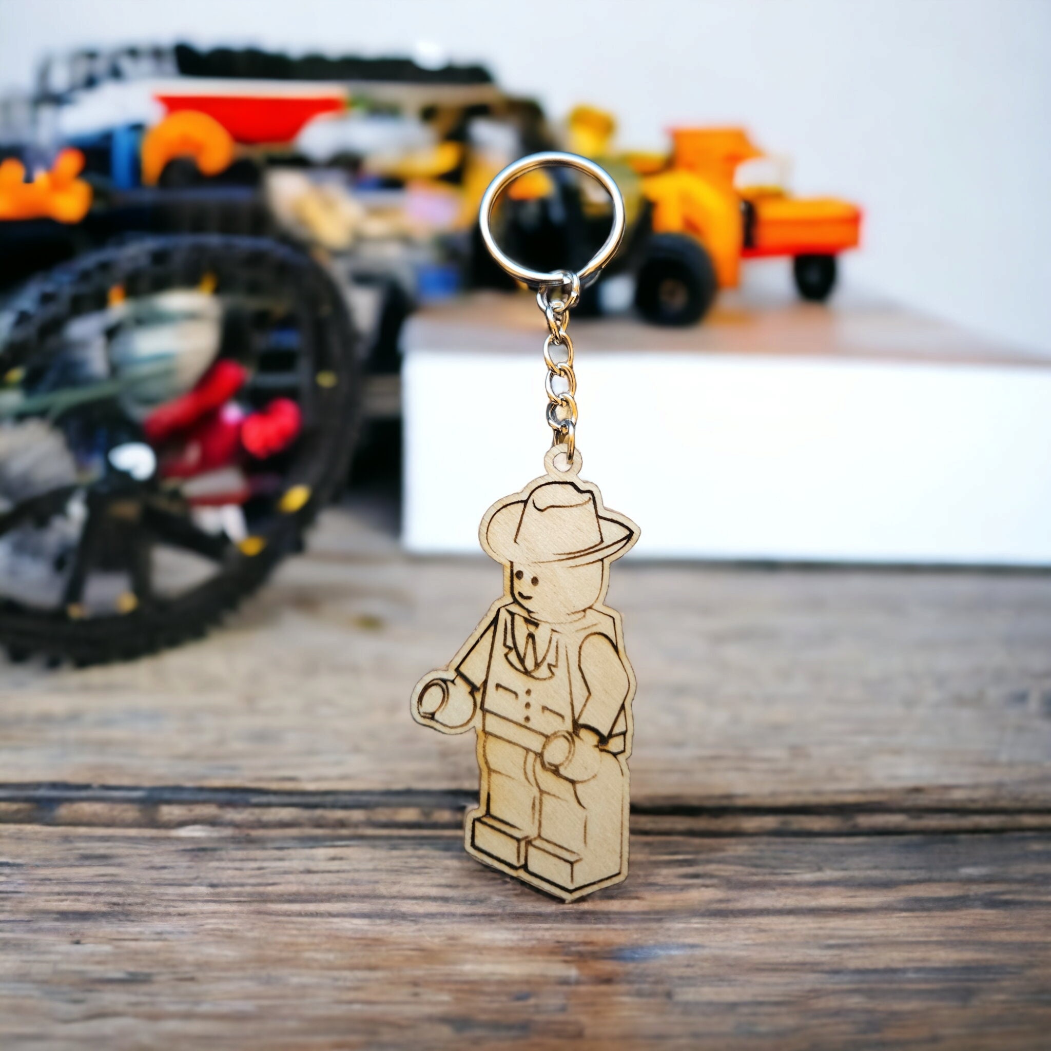 Engraved lego keychain new arrivals