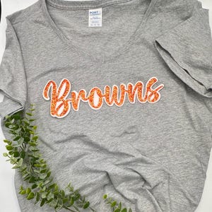 Custom 10.5” Mascot Sequin Iron-On Shirt Applique Patch