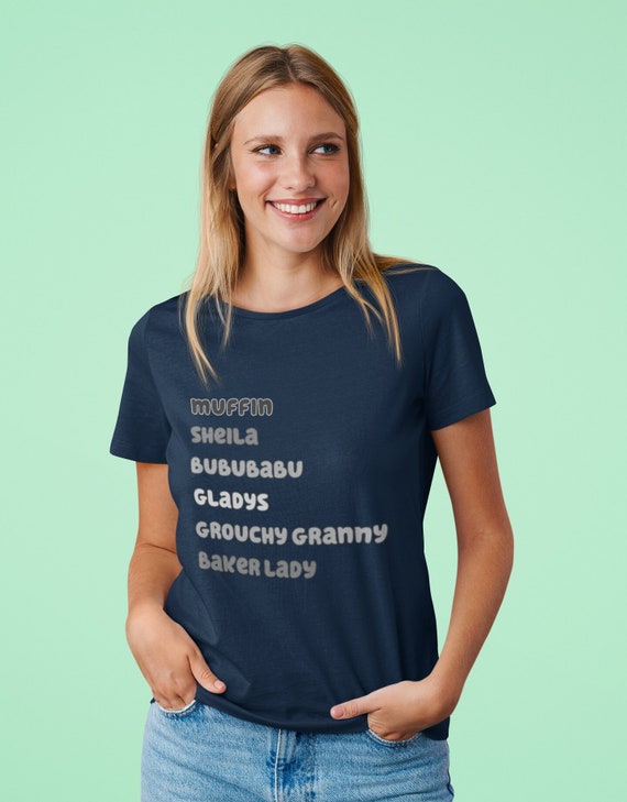 Bluey Mum Chili T-shirt Cotton Polyester Unisex Adult Sizes