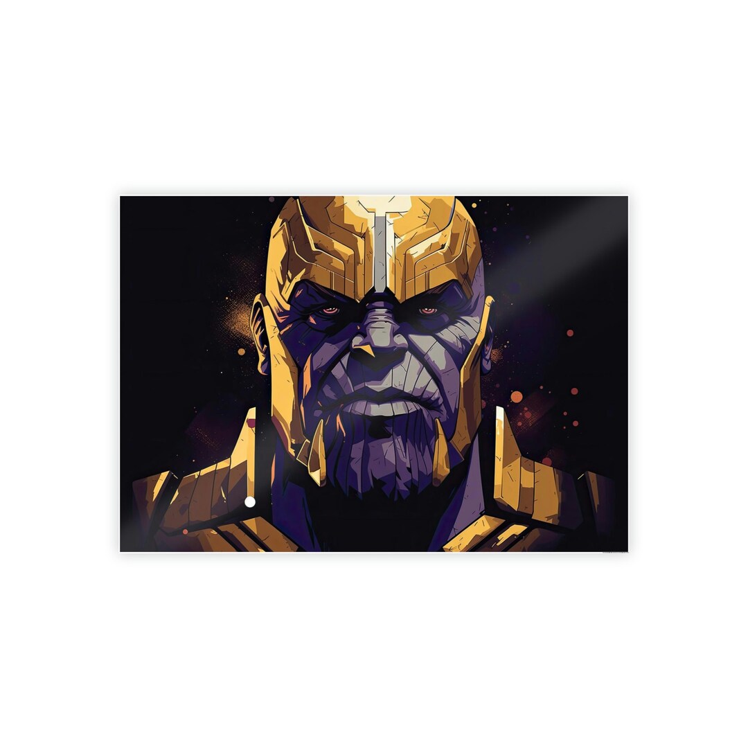 Thanos Gloss Poster - Etsy