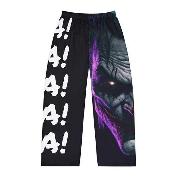 Dc Comics Mens The Joker Ha Ha Ha Broken Mind Loungewear Pajama Pants  Heather Grey  Target