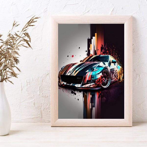 Custom Nissan 370z Digital Print