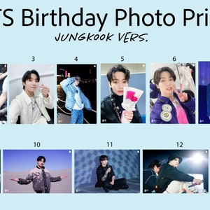 BTS Jungkook JK Louis Vuitton Photo Shoot Collage Print 