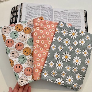 Handmade Cotton Quilted Bible Cover: Christian Book Protector