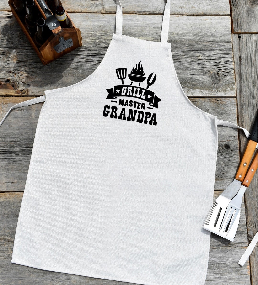 Grandpa BBQ Apron Grandpa BBQ Gift Grandpa BBQ Grandpa Etsy