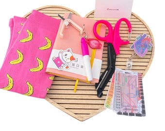 Healthcare Hero Gift Box | Nurse Gift Set | Trauma Shears, EKG Badge Buddy, Compression Socks & Badge Reel Gift