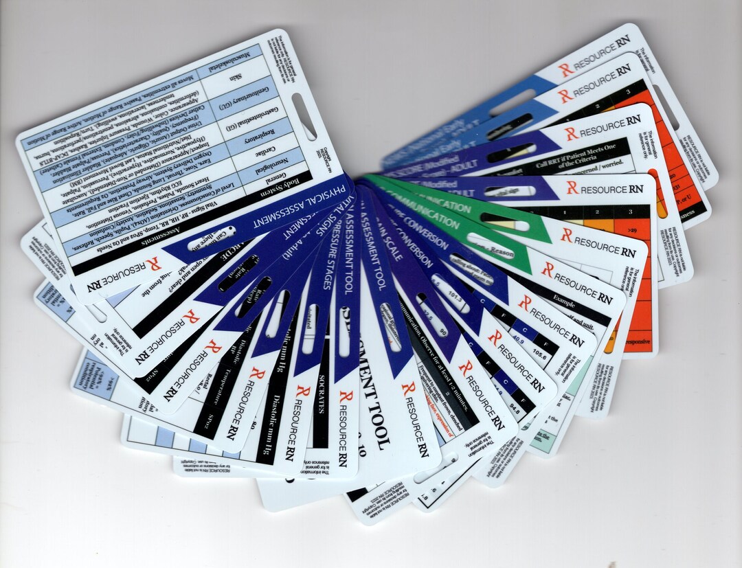 Set Di Schede Di Identificazione Per Gas Nel Sangue Arterioso Per Studenti Infermieri Paramedici - Italia - Foto 10