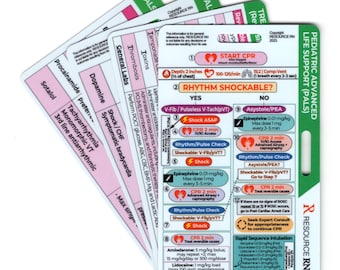 PALS Badge Buddy 2-Card Set: Pediatric Emergency Quick Reference