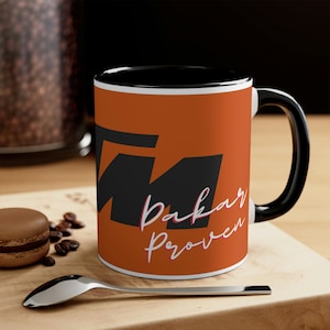 KTM Colorful Accent Mugs, 11oz, 15oz