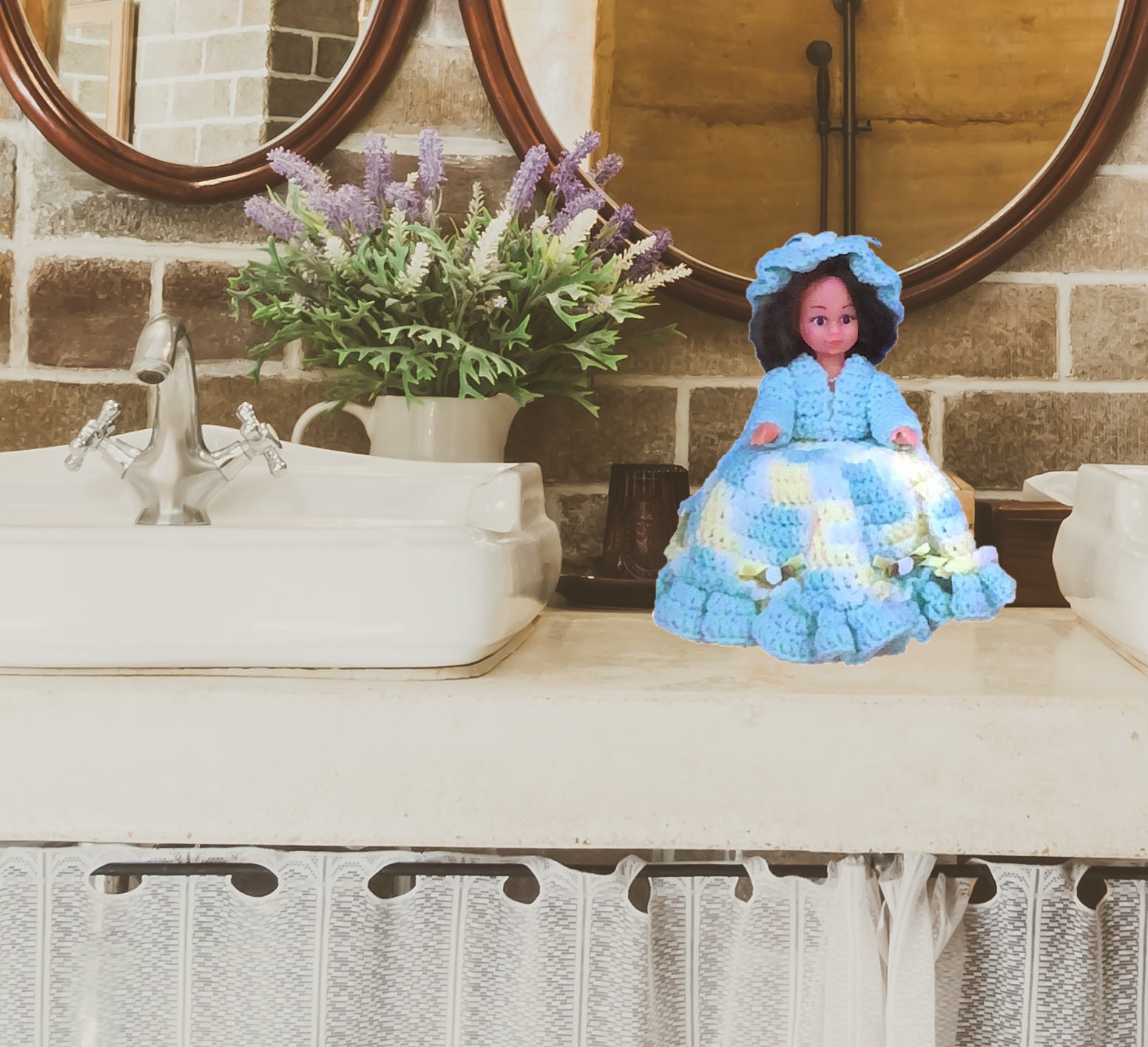 Vintage Toilet Tissue Cover Girl Series Crochet Pattern PDF Download Etsy